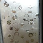 Körök sztatikus üvegdekor ablakfólia 45cmx2m