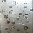 Körök sztatikus üvegdekor ablakfólia 45cmx2m