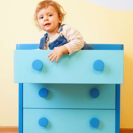 Baby kék fényes bútorfólia öntapadós tapéta 45cmx2m