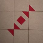 Cinóber csempematrica  matt10x10cm