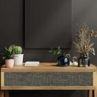 Antracit zsákvászon bútorfólia öntapadós tapéta 45cmx15m