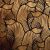 Arany levelek pozitív öntapadós tapéta 45cmx1,5m