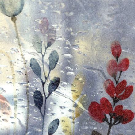 Poppy sztatikus üvegdekor ablakfólia 67,5cmx1,5m