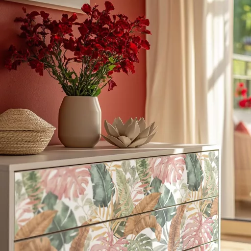 Trópusi Növények Prémium Dekorfólia 45cm x 2m