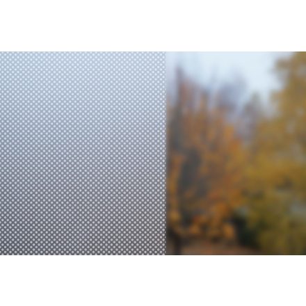 Fehér Pontok sztatikus ablakfólia  45cm x 15m