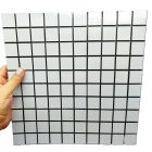 3D csempematrica fehér mozaik 30x30cm