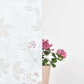 Leveles hatású sztatikus üvegdekor ablakfólia 45cmx1m