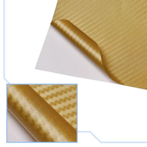 3D Arany Karbon Fólia 63cmx1m