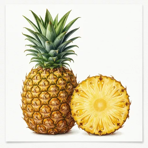 Egzotikus Gyümölcs konyhai csempematrica szett (4 db) – 15×15 cm