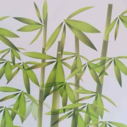 Bambuszmintás dekorációs falmatrica