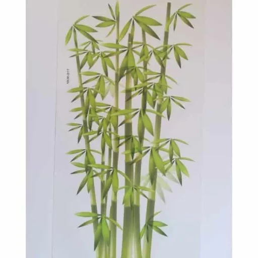 Bambuszmintás dekorációs falmatrica 32x69cm