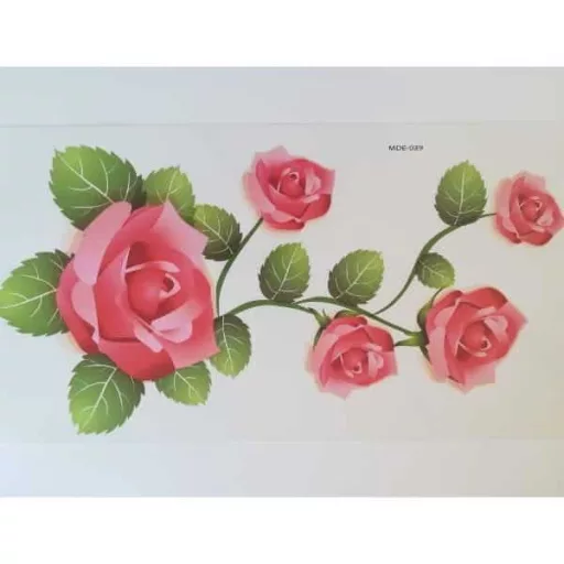 Rózsák dekorációs falmatrica 32x69cm