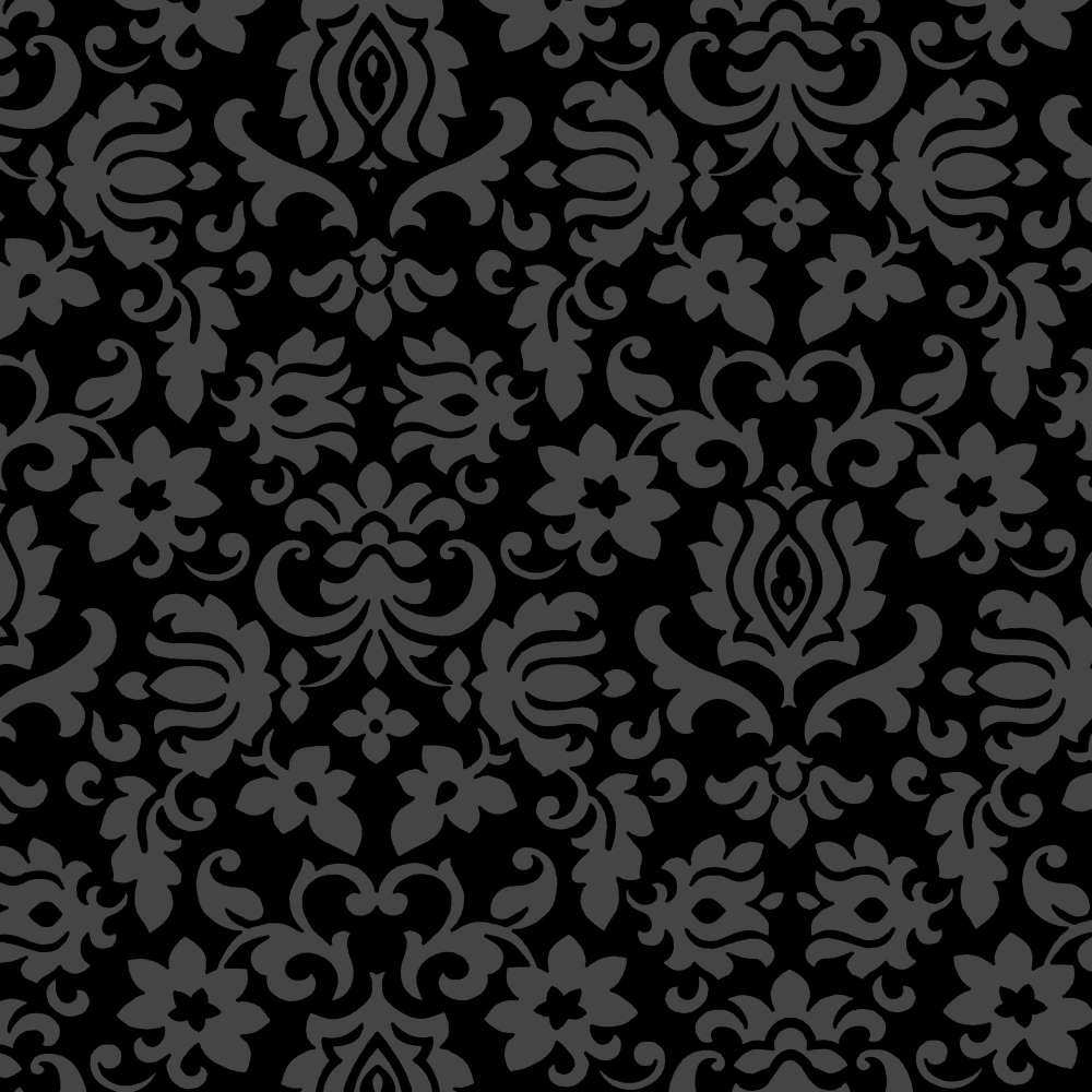 Classic ornament black öntapadós tapéta